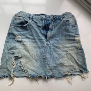 Glassons Jean Skirt